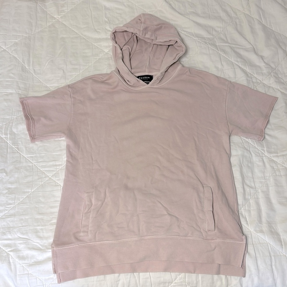 Pink PacSun Cutoff Sweater